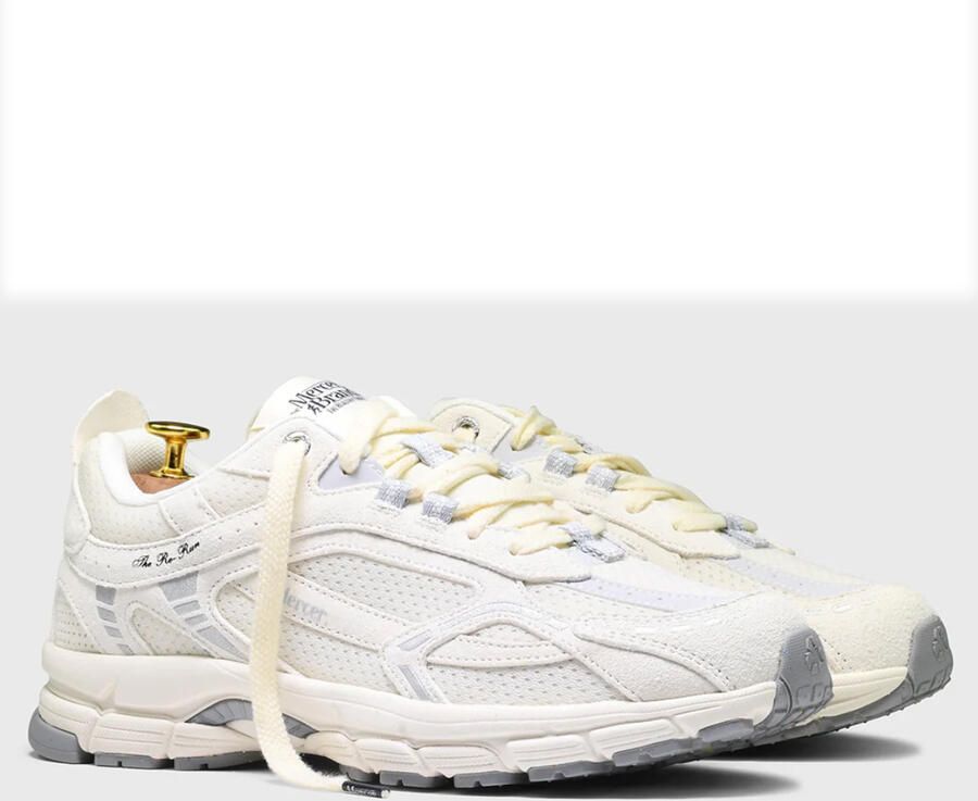 MERCER AMSTERDAM Lage Sneakers Dames The Re-run Vintage Maat: 42 Materiaal: Suède Kleur: Beige - Foto 2