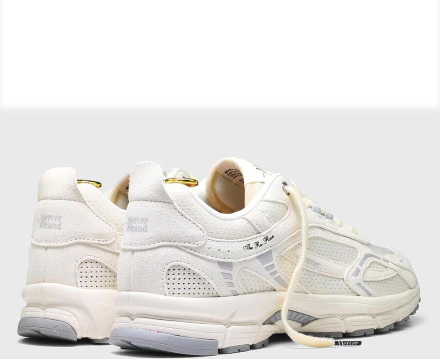 MERCER AMSTERDAM Lage Sneakers Dames The Re-run Vintage Maat: 42 Materiaal: Suède Kleur: Beige - Foto 3