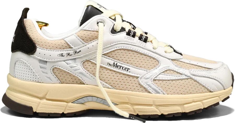 MERCER AMSTERDAM Lage Sneakers The Re-run Vintage M Leer Wit - Foto 2