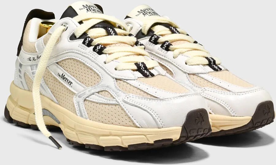 MERCER AMSTERDAM Lage Sneakers The Re-run Vintage M Leer Wit - Foto 4