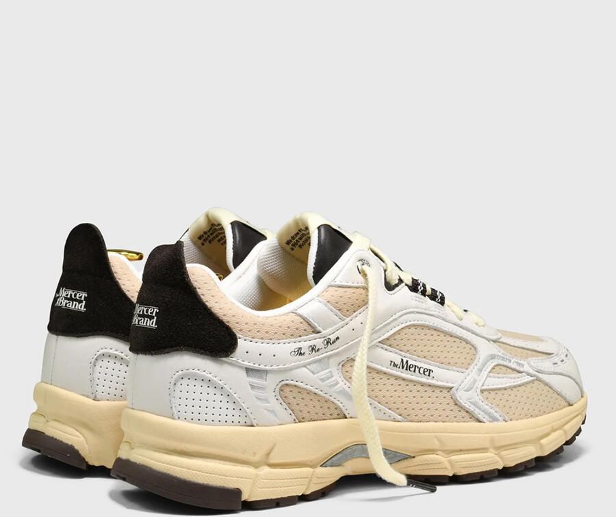 MERCER AMSTERDAM Lage Sneakers The Re-run Vintage M Leer Wit - Foto 3