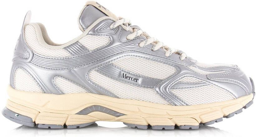 Mercer Amsterdam Mercer Re-Run High Frequency silver Zilver Mesh Lage sneakers Dames - Foto 3
