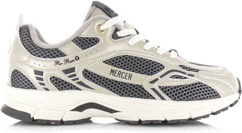 MERCER AMSTERDAM Lage Sneakers Dames The Re-run Champagne Maat: 37 Materiaal: Mesh Kleur: Grijs - Foto 5