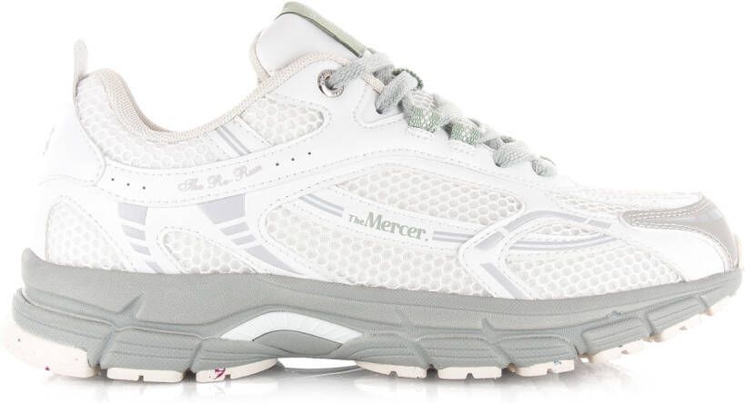 MERCER AMSTERDAM Lage Sneakers The Re-run Grape Maat: 41 Materiaal: Mesh Kleur: Wit