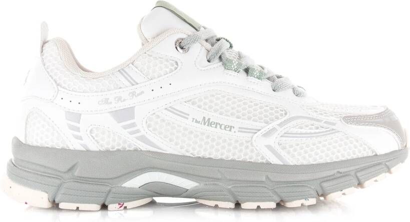 MERCER AMSTERDAM Lage Sneakers The Re-run Grape Maat: 39 Materiaal: Mesh Kleur: Wit