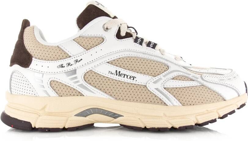 Mercer Amsterdam Mercer The Re-Run Vintage white brown Leer Unisex