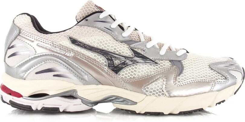 Mizuno Wave Rider 10 | Snow White Mesh Unisex