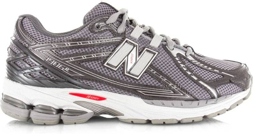 New Balance 1906R Black Metallic Red Mesh Unisex - Foto 5