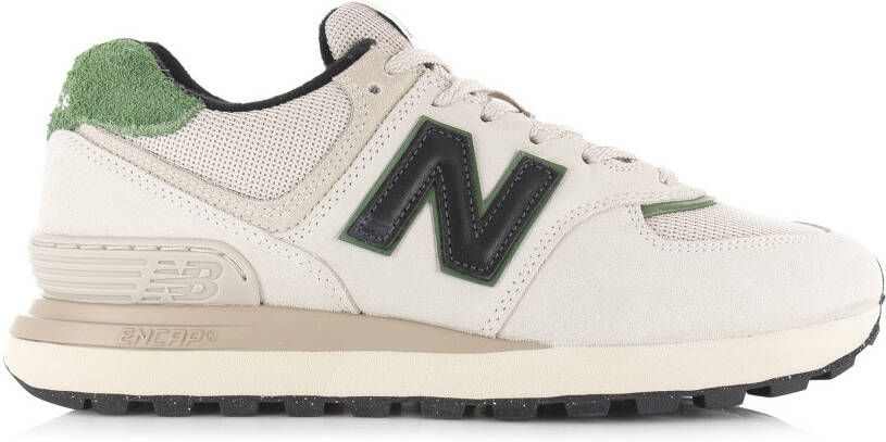 New Balance 574 Wit Suede Lage sneakers Heren