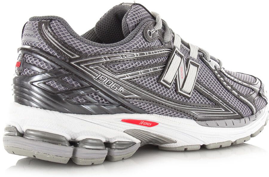 New Balance 1906R Black Metallic Red Mesh Unisex - Foto 5