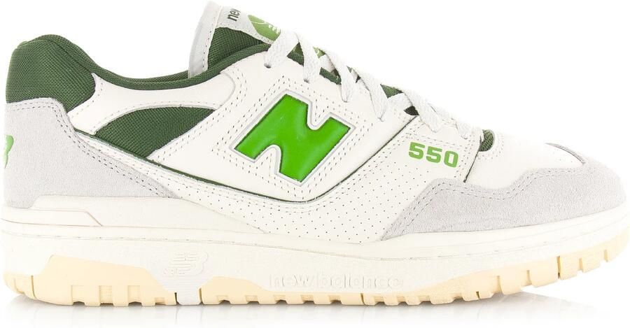 New Balance 550 sea salt alpine green Suede Unisex - Foto 3