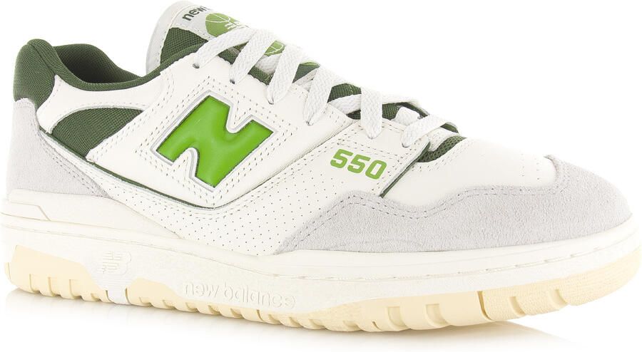 New Balance 550 sea salt alpine green Suede Unisex - Foto 6