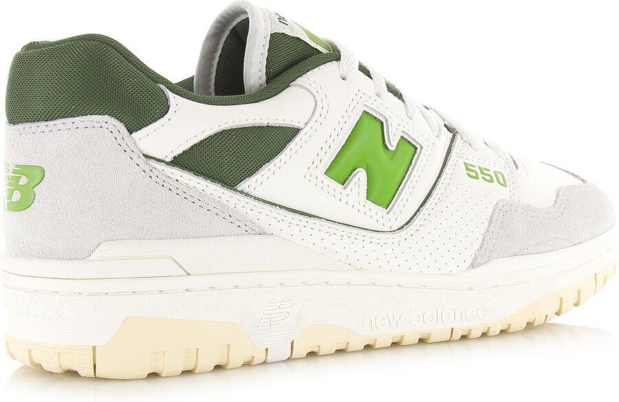 New Balance 550 sea salt alpine green Suede Unisex - Foto 5