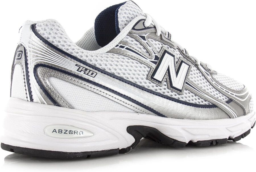 New Balance Witte Leren Sneakers Met Geperforeerde Details White - Foto 7