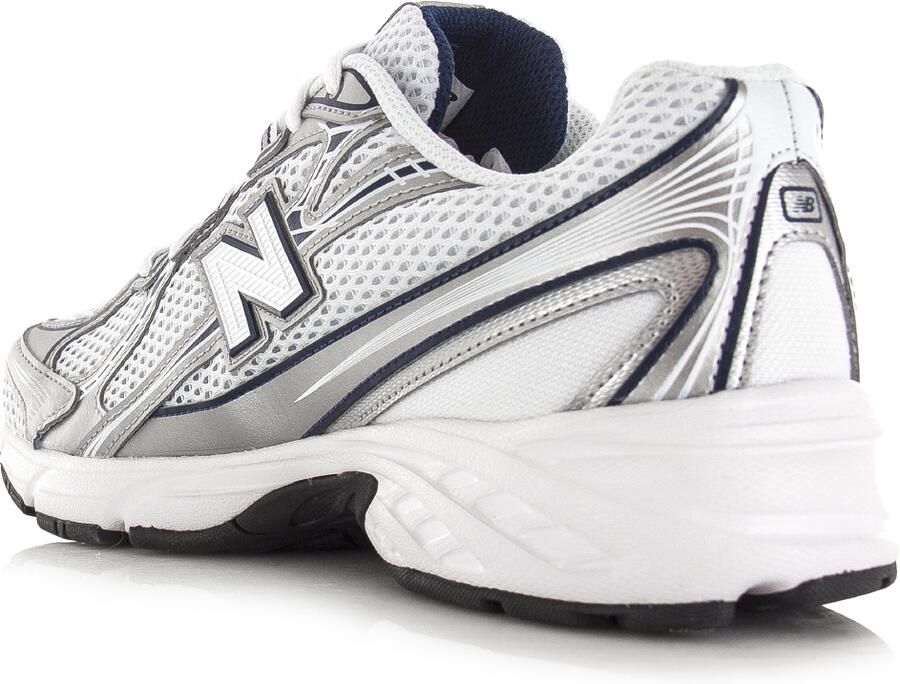 New Balance Witte Leren Sneakers Met Geperforeerde Details White - Foto 2