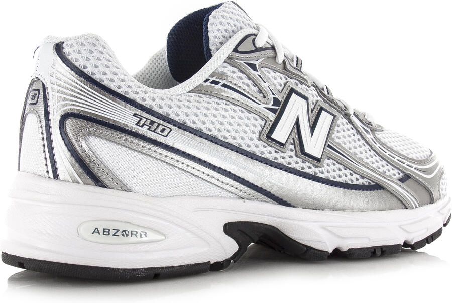 New Balance Witte Leren Sneakers Met Geperforeerde Details White - Foto 6
