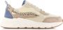 POELMAN C18582X7PSH9 DK Beige Combi Beige Mesh Lage sneakers Dames - Thumbnail 2