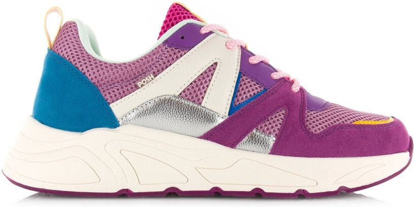 POELMAN C18582X9PSH26 Lilac combi Paars Mesh Lage sneakers Dames - Foto 3