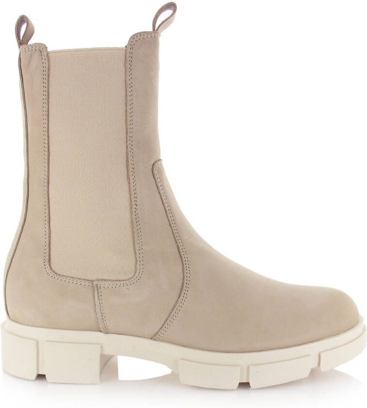 POELMAN Chelsea Boots Beige Nubuck Chelsea boots Dames - Foto 2
