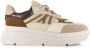 POELMAN LPJANA-05POE1 sneaker Beige Leer Lage sneakers Dames - Thumbnail 2