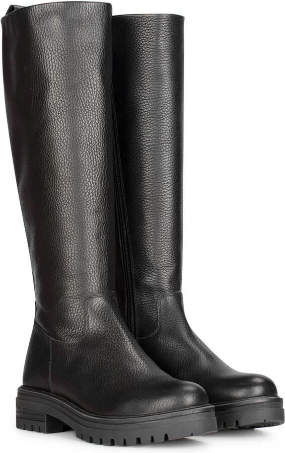 POELMAN LPMONK 115POE1 Laarzen Zwart Leer Hoge laarzen Dames - Foto 5