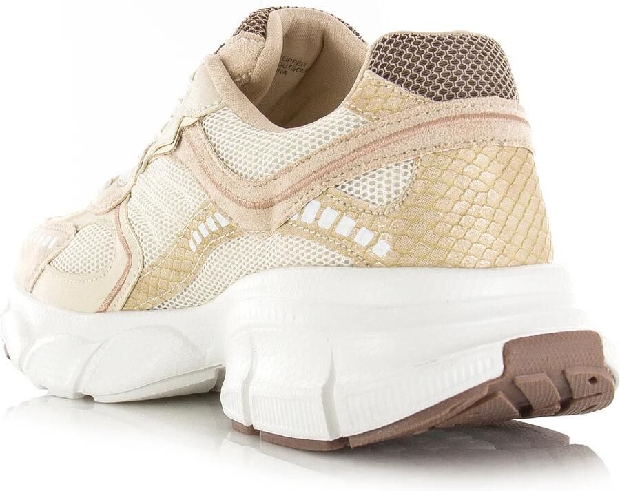 POSH by Poelman LISE Dames Sneakers Beige met combinatie - Foto 4