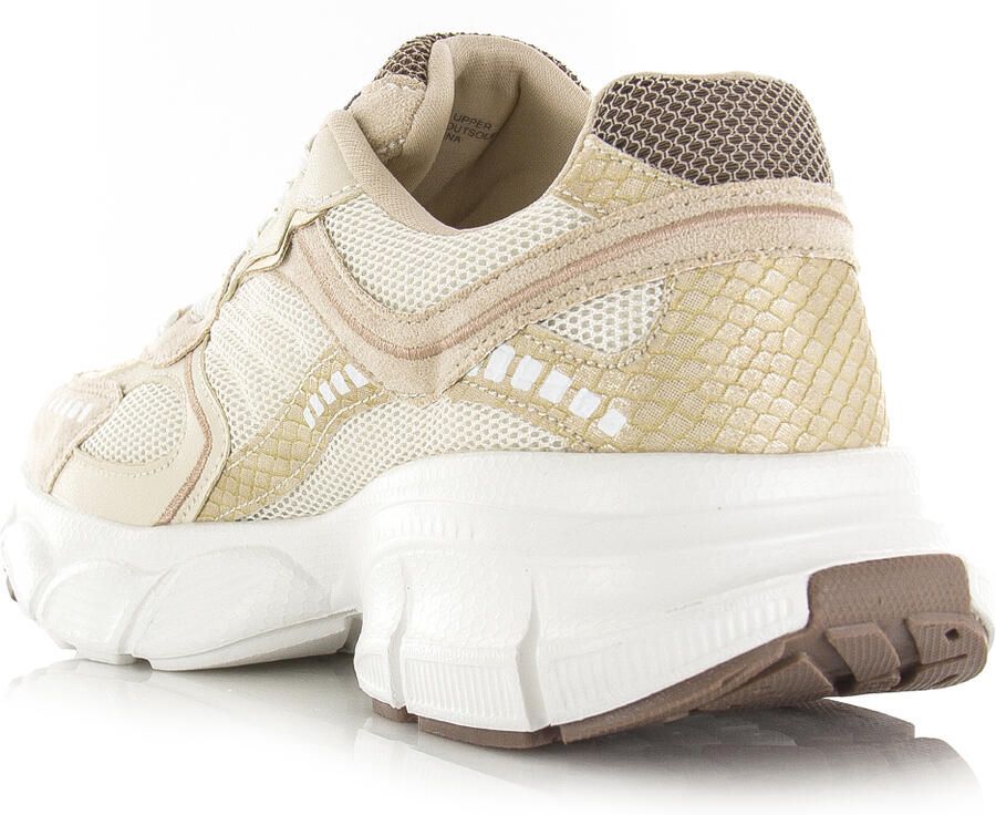 POSH by Poelman LISE Dames Sneakers Beige met combinatie - Foto 4