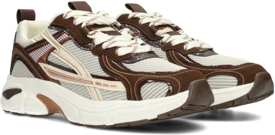 POELMAN POSH Harper sneaker dk chocolate Textiel Dames - Foto 7