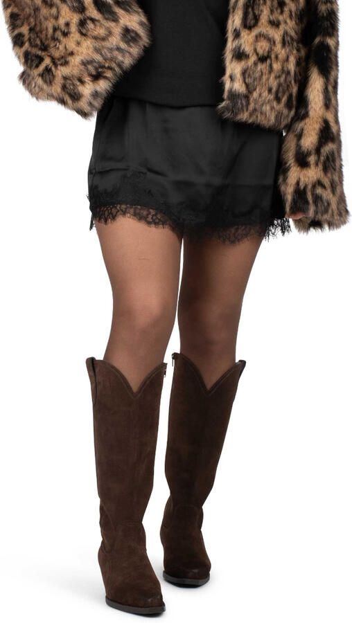 POELMAN PS Dana laarzen dark brown Suede Dames - Foto 5