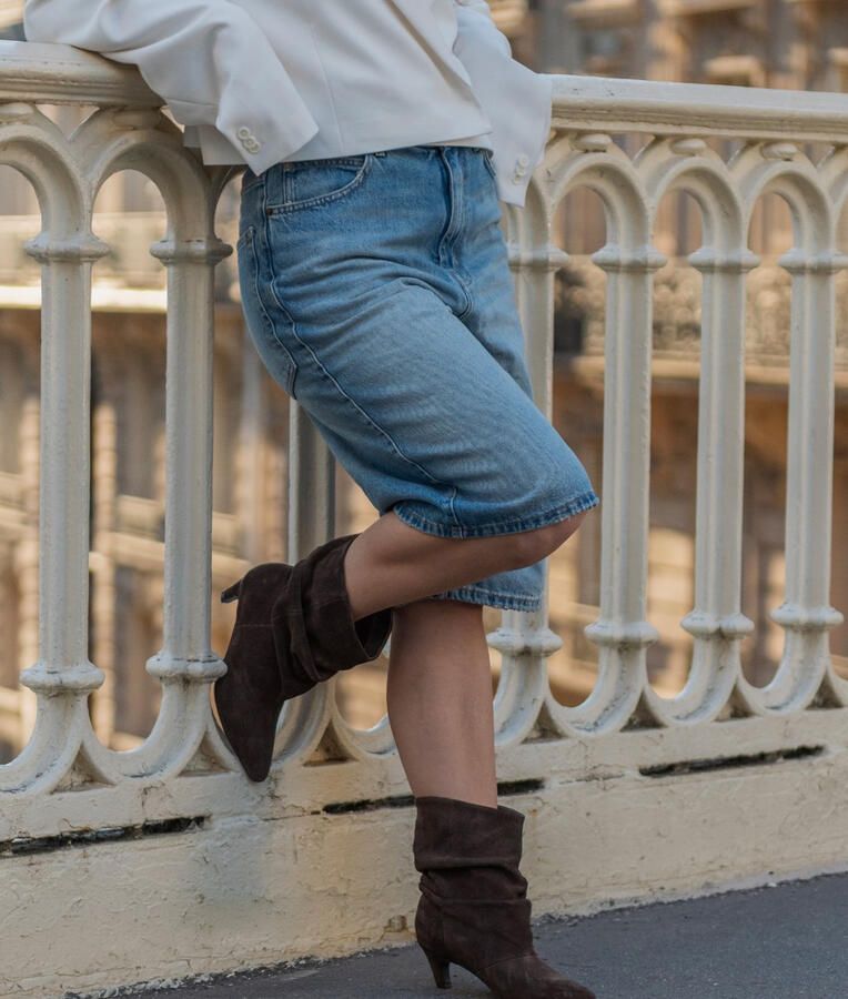 POELMAN PS Hannah laarzen brown suede Dames - Foto 5