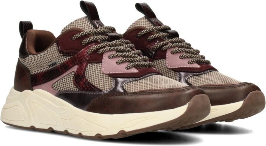 POSH by Poelman Sneakers Kiki 523 Rood Grijs Bruin Beige - Foto 6