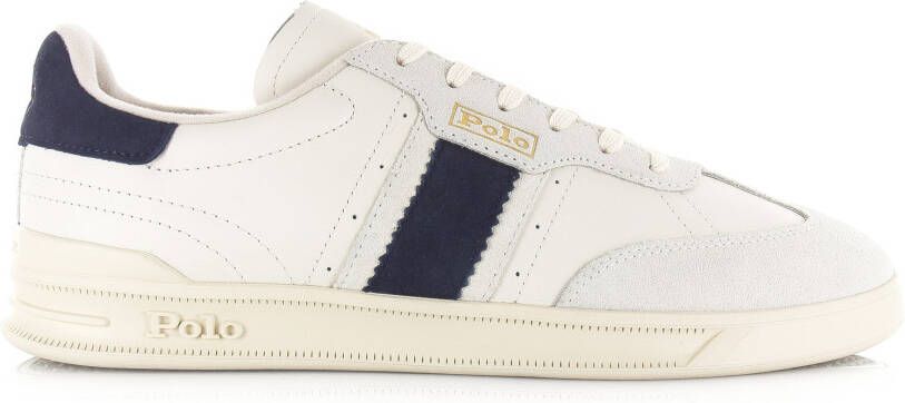 Polo Ralph Lauren Heritage Aera | bianco navy Wit Leer Lage sneakers Unisex - Foto 5