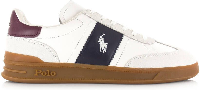 Polo Ralph Lauren Heritage Aera wit Leer Lage sneakers Heren