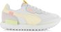 PUMA Future Rider Pastel Wn's Lage sneakers Leren Sneaker Dames Wit - Thumbnail 3