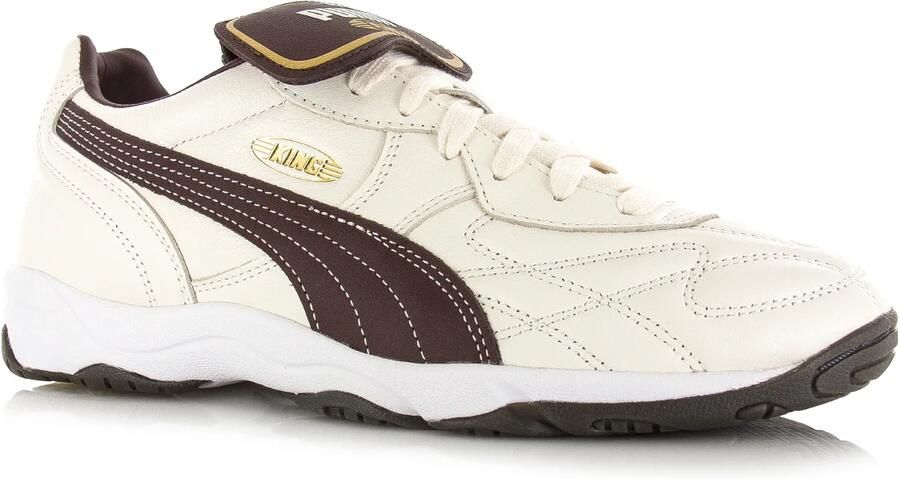 Puma King Indoor warm white chocolate Leer Unisex - Foto 3