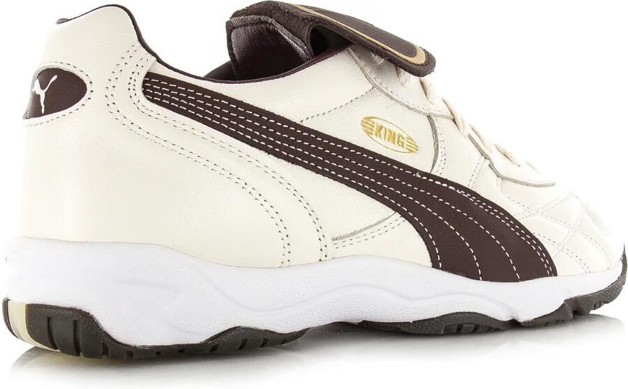 Puma King Indoor warm white chocolate Leer Unisex - Foto 5