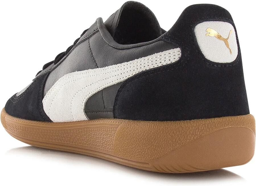 Puma Palermo Lth Black Feather Gray Gum Zwart Leer Lage sneakers Unisex - Foto 15