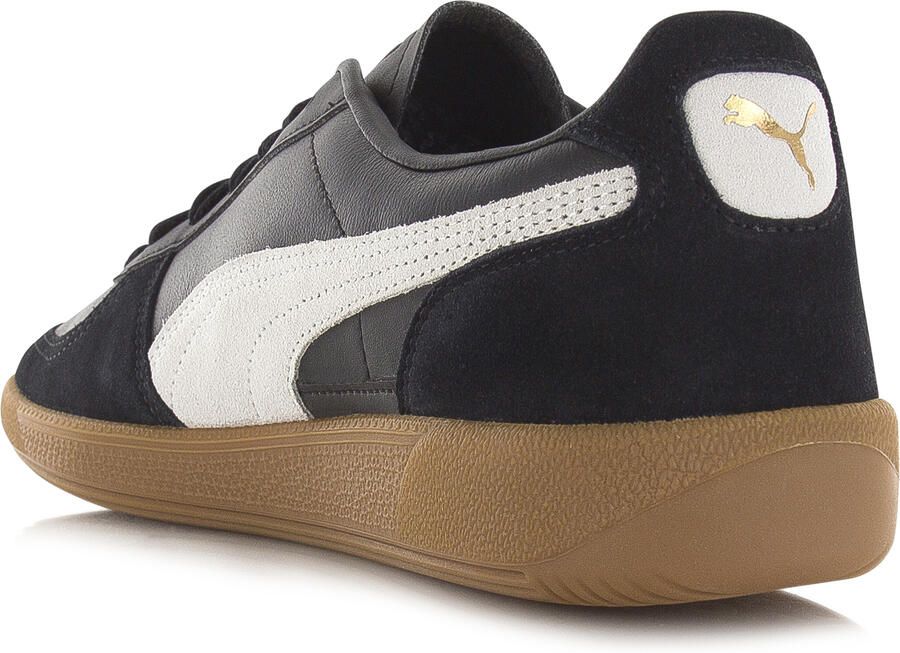 Puma Palermo Lth Black Feather Gray Gum Zwart Leer Lage sneakers Unisex - Foto 15