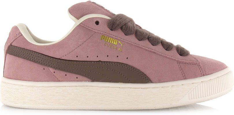Puma Suede XL future pink warm white Roze Suede Lage sneakers Dames
