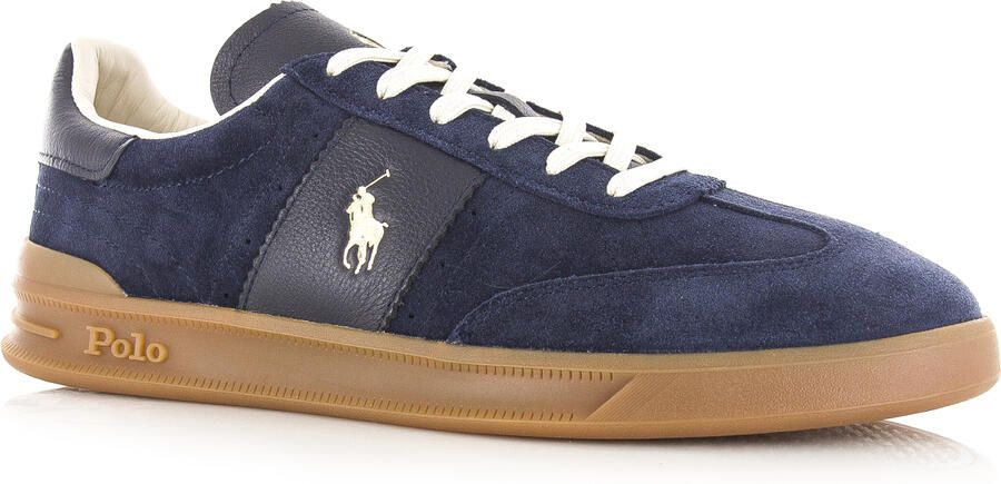 POLO RALPH LAUREN Ralph Lauren Lage Sneakers Dames Hrt Aera Pp Sneakers Low Top Lace D Maat: 37 Materiaal: Suède Kleur: Blauw - Foto 5