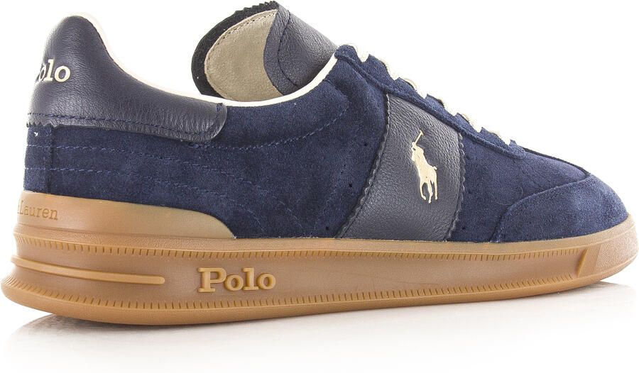 POLO RALPH LAUREN Ralph Lauren Lage Sneakers Dames Hrt Aera Pp Sneakers Low Top Lace D Maat: 37 Materiaal: Suède Kleur: Blauw - Foto 7