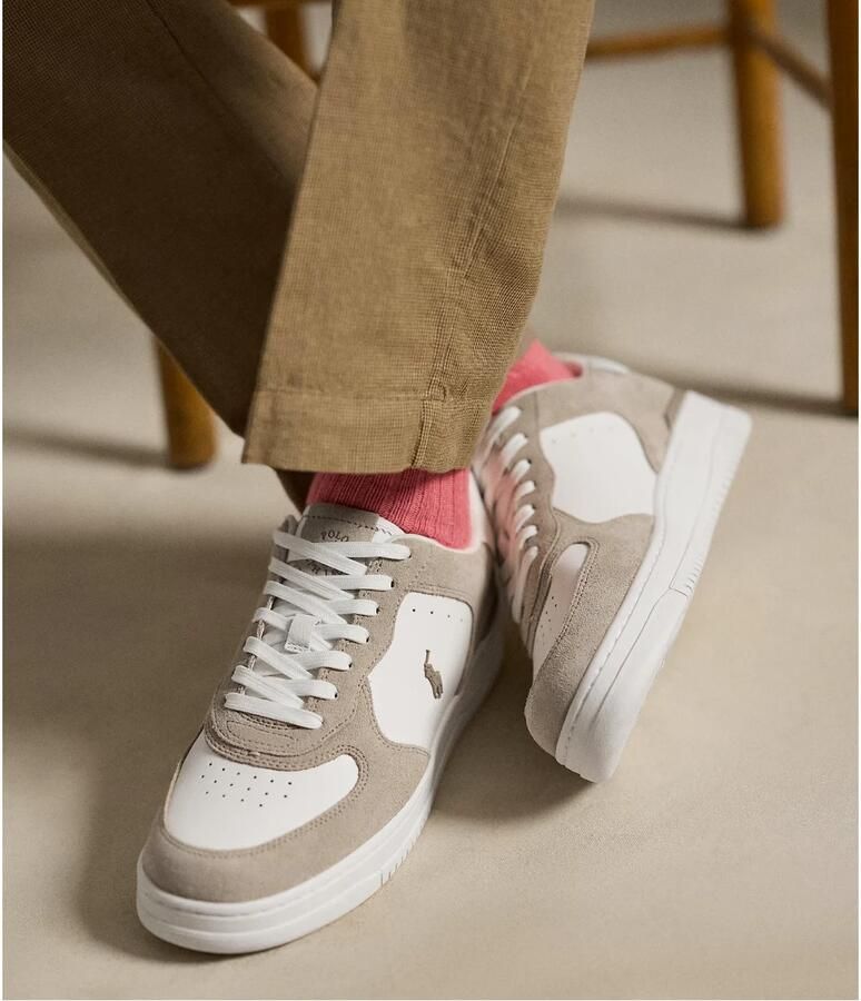 POLO RALPH LAUREN Ralph Lauren Lage Sneakers Masters Crt Maat: 41 Materiaal: Leer Kleur: Wit - Foto 7