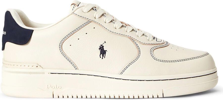 Polo Ralph Lauren Masters Court sneakers low top ecru Leer Unisex - Foto 3