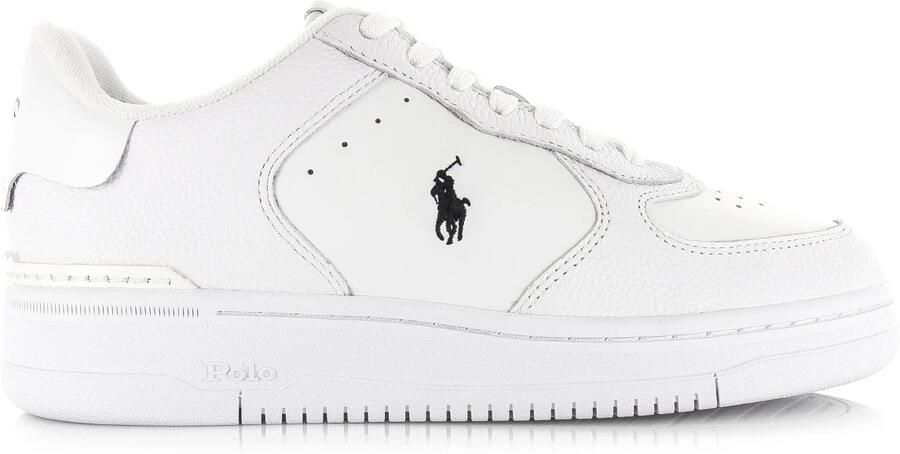 POLO RALPH LAUREN Ralph Lauren Lage Sneakers Masters Court Low Top Maat: 41 Materiaal: Leatherlook Kleur: Wit - Foto 19