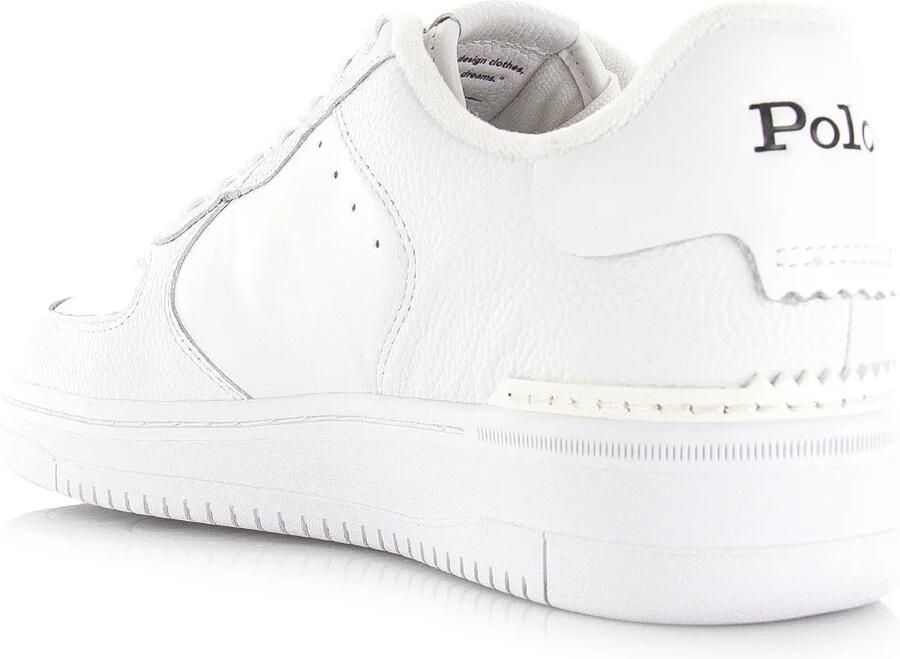 POLO RALPH LAUREN Ralph Lauren Lage Sneakers Masters Court Low Top Maat: 41 Materiaal: Leatherlook Kleur: Wit - Foto 20