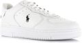 POLO RALPH LAUREN Ralph Lauren Lage Sneakers Heren Masters Court Low Top Leatherlook Wit - Wit