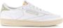 Reebok Club C 85 Vintage met groene details Wit Leer Lage sneakers Unisex - Thumbnail 2