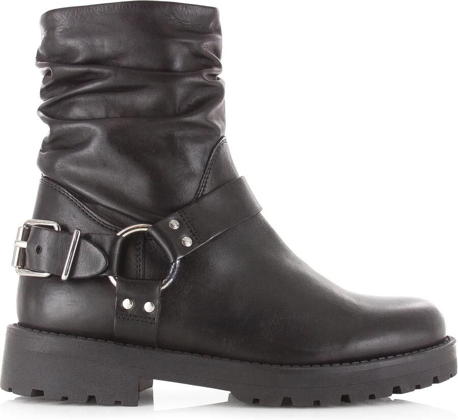Remix Boots 13826 Zwart Leer Biker boots Dames - Foto 3