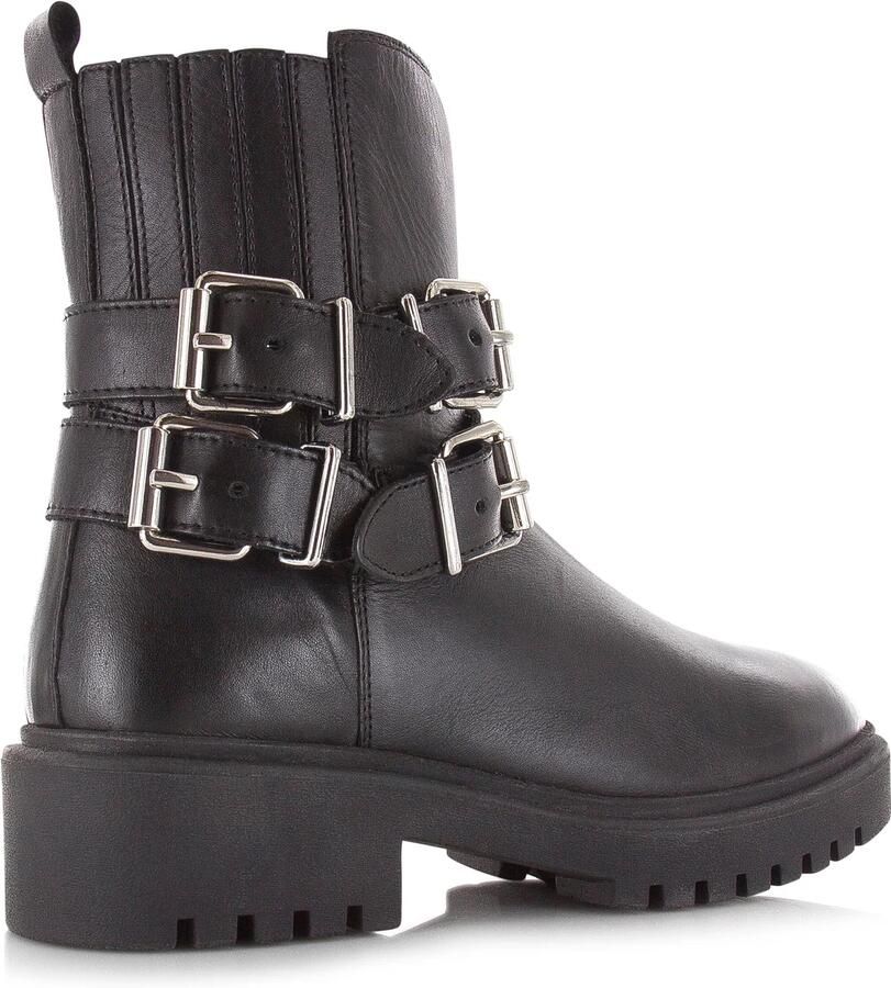 Remix Boots 13826 Zwart Leer Biker boots Dames - Foto 4