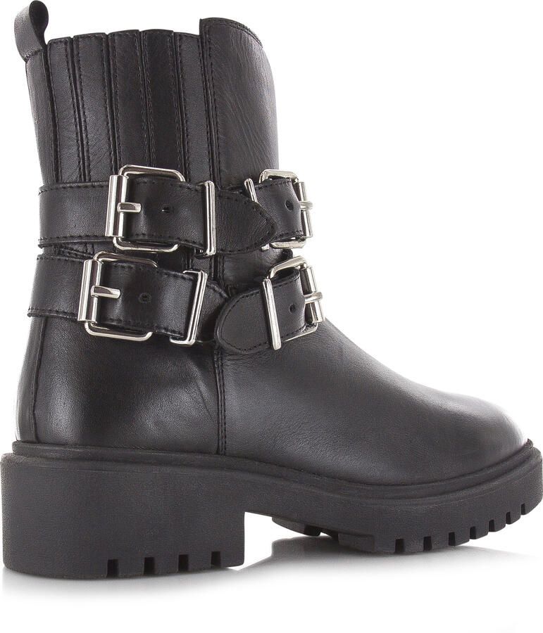 Remix Boots 13826 Zwart Leer Biker boots Dames - Foto 5